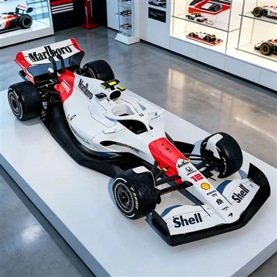 F1 کار فائبر گلاس کا مجسمہ