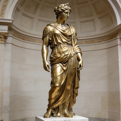 گولڈ ختم مجسمہ